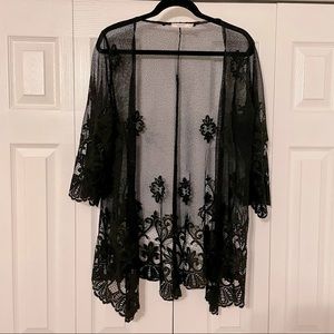 Maurice’s black lace cardigan
